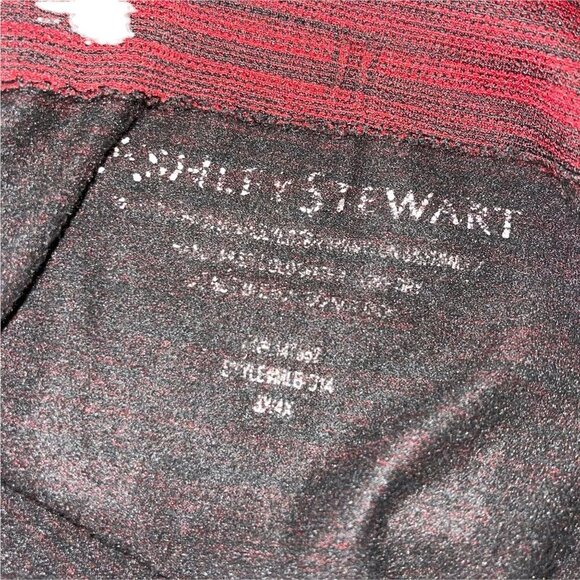 Ashley Stewart Red Black Pull On Leggings Size 3x 4x - Picture 3 of 3
